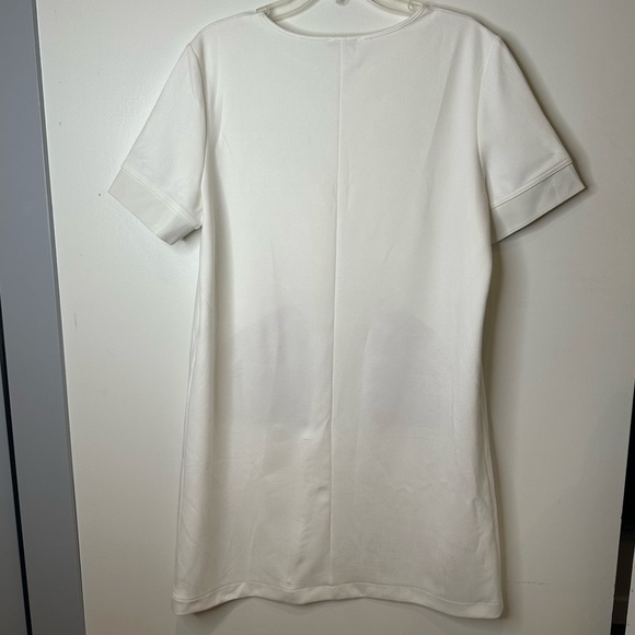 Zara white dress with 2 pockets XL - Picture 2 of 7